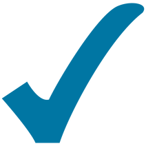 Blue check