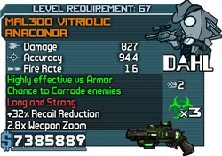 MAL300 Vitriolic Anaconda
