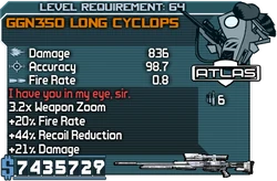 GGN350 Long Cyclops