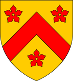 Or-chevron-gules-cinquefoils3-gules.svg