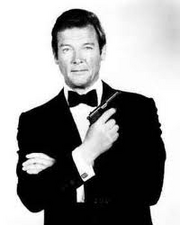 Roger Moore as James Bond