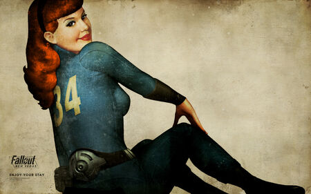 Vault girl pinup