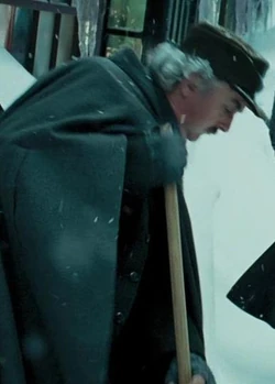 Hogsmeade street sweeper