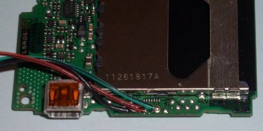 Canon IXUS750 UART
