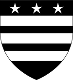 Sable-bars3-argent-inchief-mullets3-argent.svg