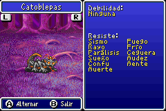 Estadisticas Catoblepas 2