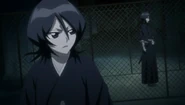 Rukia approached by her Reigai counterpart