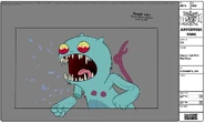 Modelsheet demoncat withredeyes