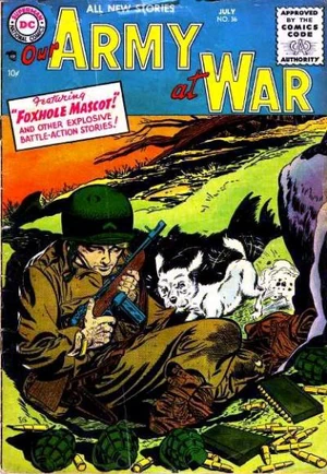 Cover for Our Army at War #36