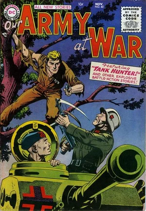 Cover for Our Army at War #40
