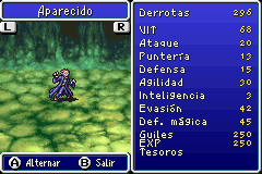 Estadisticas Aparecido