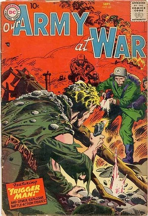 Cover for Our Army at War #62