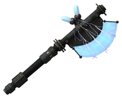 Proton throwing axe