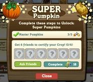 Super Pumpkin Certify