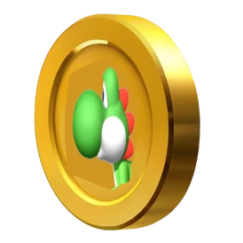 3D Yoshi Coin