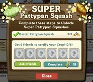 Super Pattypan Squash Certify