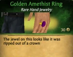 GoldenAmethistRing