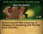 GoldAndSilverDoubleEarLoop
