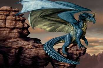 350px-Blue dragon - Lars Grant-West