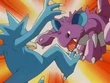 EP196 Nidoking y Golduck
