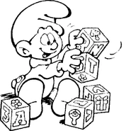 Baby Smurf Coloring Page