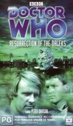 Resurrection of the Daleks VHS Australian rerelease cover