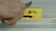 Butter being knifed