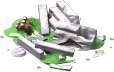 Monster juicer destroyed
