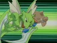 EH04 Scyther de tracey usando at. rapido
