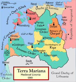 Medieval Livonia 1260