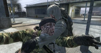 Two Soldiers Hug BO