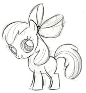 Apple Bloom Sketch