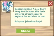 Fairy pony foal