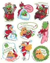 Hallmark1981MuppetsXmasStickers