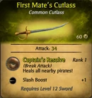 First Mate Cutlass