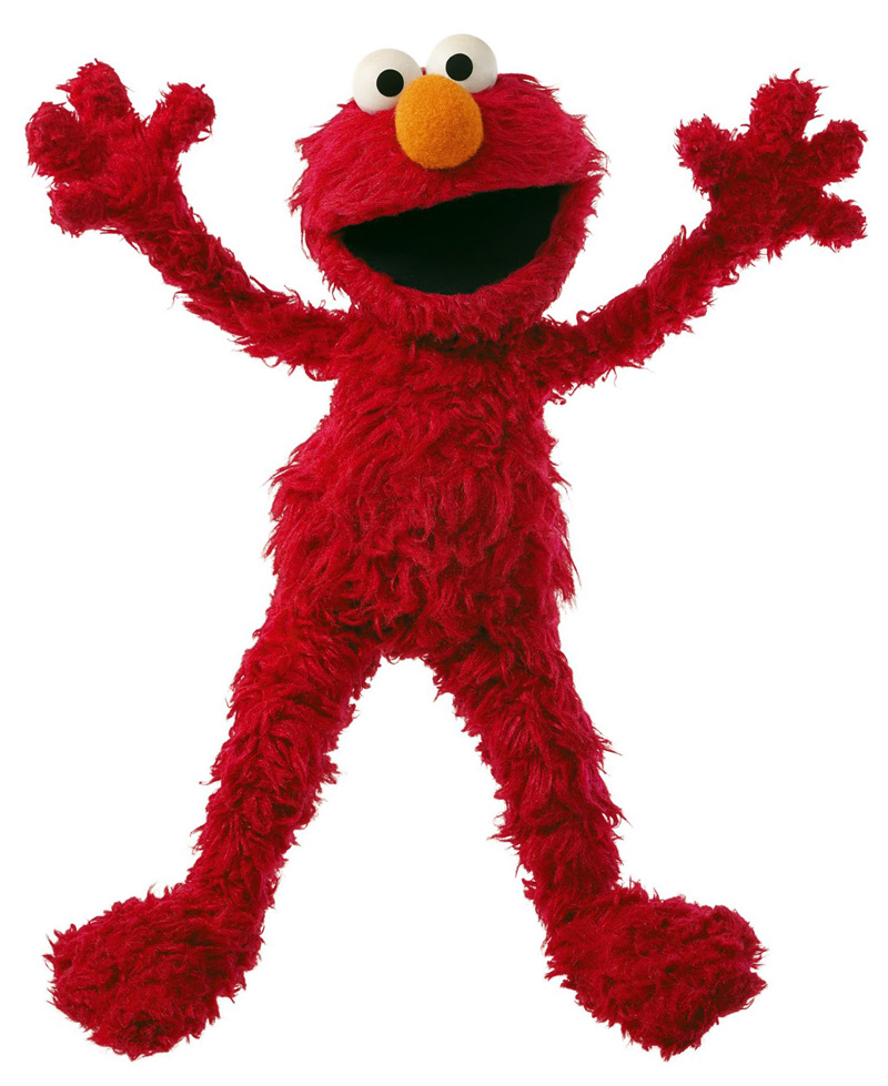 Photo of an Elmo doll or puppet