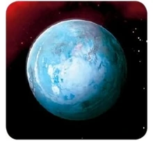 Farius Prime from space.