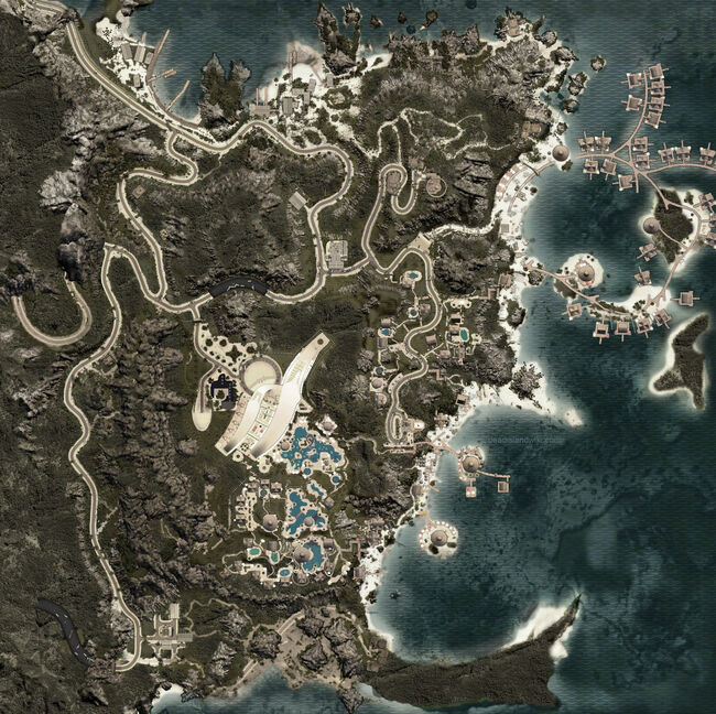 dead island map