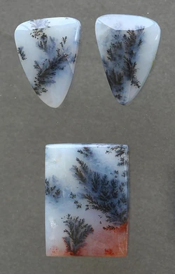 Moss agate-three