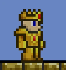 Terraria wearing crown
