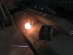 Point guns firing