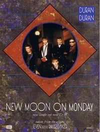 New moon on monday duran duran poster discogs
