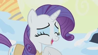 Rarity laughs off Spike's "condemned" remark S1E11