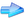 Blue Glass Arrow