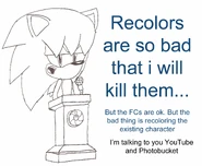 Recoloring is bad