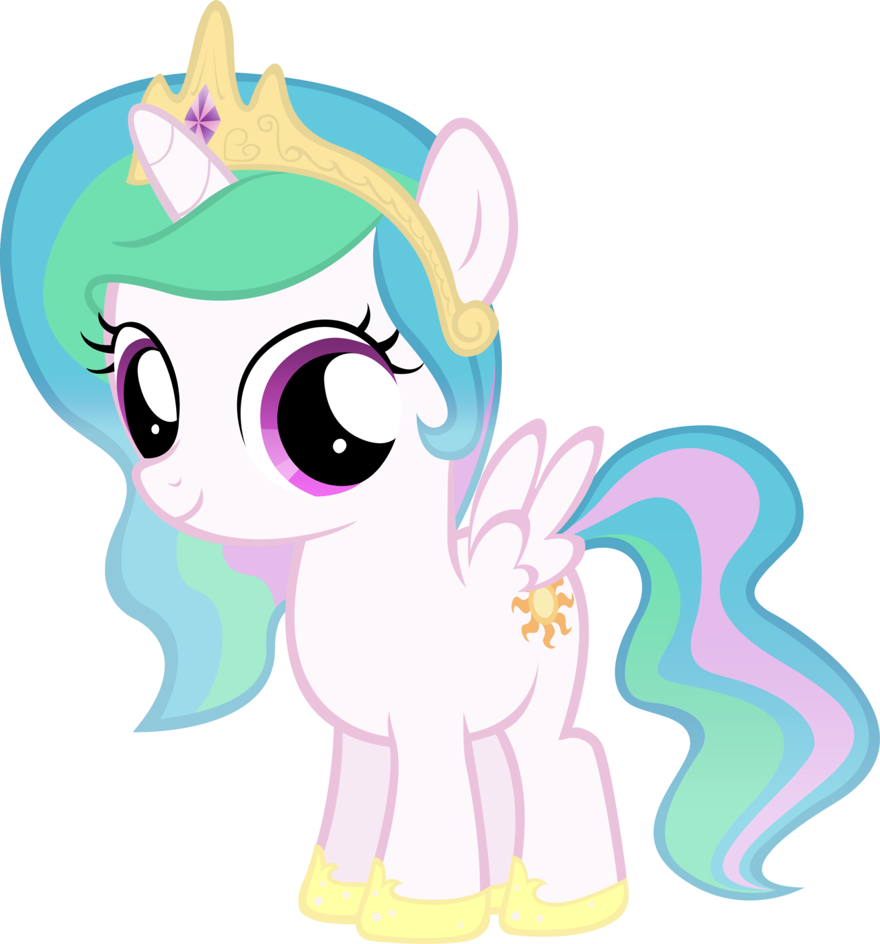 [Bild: Celestia_Filly_by_MoongazePonies.png]
