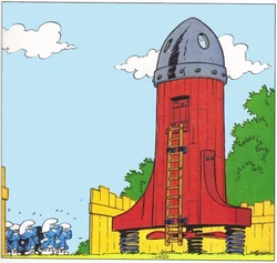 Astro Smurfs Spaceship