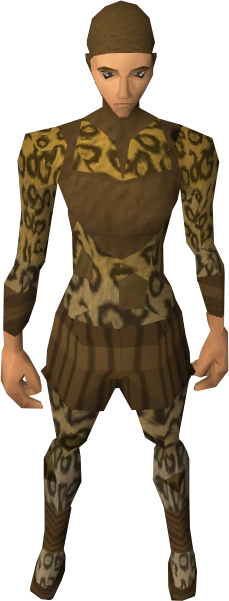 Female Acrobat Outfit equipped