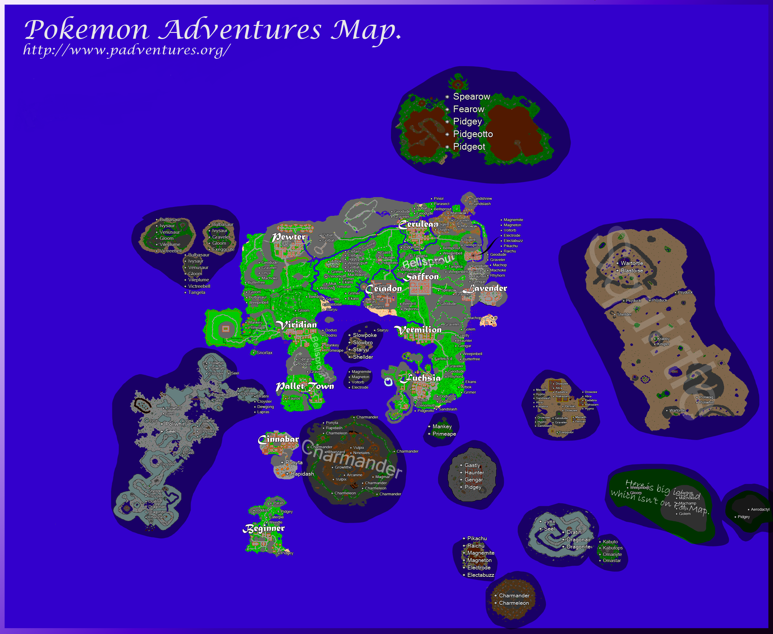 Pokexgames: Map