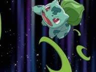 EP380 Bulbasaur usando Hoja afilada